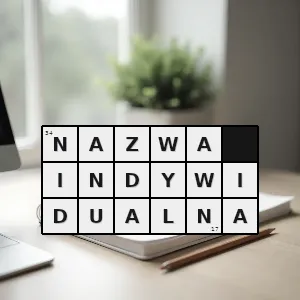 Hasło krzyżówkowe orzecznikowy - nazwa indywidualna – rozwiązanie, synonimy, podpowiedzi i definicje krzyżówkowe